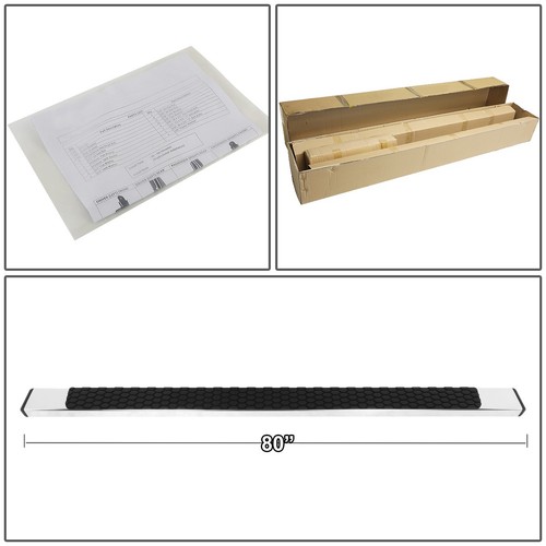 PAIR 5" RUNNING BOARD STEP BARS FOR 2009-2024 DODGE RAM 1500 QUAD/CLASSIC CAB - Picture 5 of 7