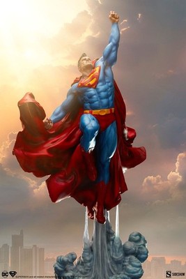 DC COMICS - SUPERMAN PREMIUM FORMAT FIGUR STATUE SIDESHOW -NO PRIME HOT TOYS