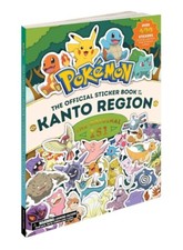 Pok mon The Official Sticker Book of the Kanto PAPERBACK 2024 by Pikachu Press