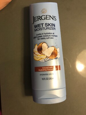 JERGENS Wet Skin Moisturizer with Refreshing Coconut Oil 10oz NEW -FREE SHIP!