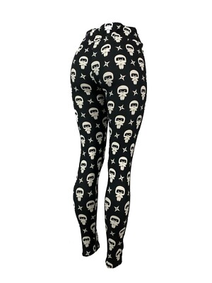 Ninjas! Happy & Mad Faces, Ninja Stars Black & White Leggings Multiple Sizes!