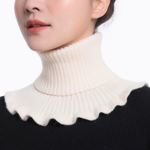 Laciness Knitted Neck Fake Collar Women 