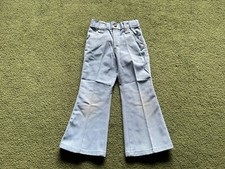 Rare Vintage Children  s Little Mann 1960  s Flare Jeans Pants
