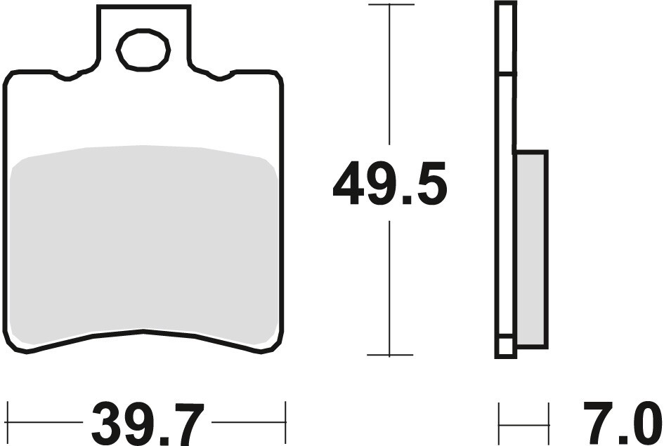 KH193 PLAQUETTES DE FREIN pour trajets urbains en Suzuki AY 5 et Aprilia 50