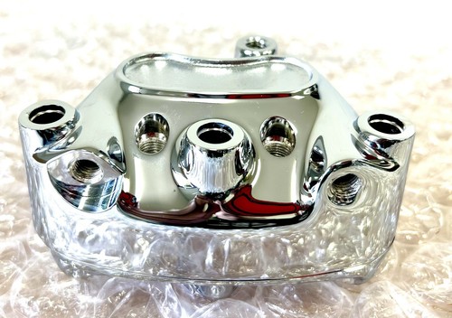 Harley front Calipers Left FAT BOY 2000-06 Chrome OEM 44046-00 Dyna, SOFTAIL - Picture 3 of 12