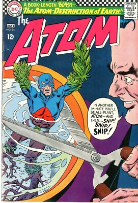 Atom  # 24     FINE VERY FINE    May 1966    Kane, Anderson cover & art   Fox st
