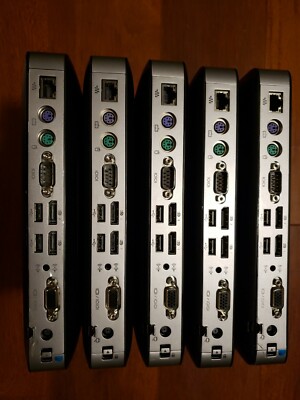 Lot of 5 HP Thin Clients T630 AMD GX-420GI 2.0GHz 4GB, 16GB M.2, Thin Pro OS
