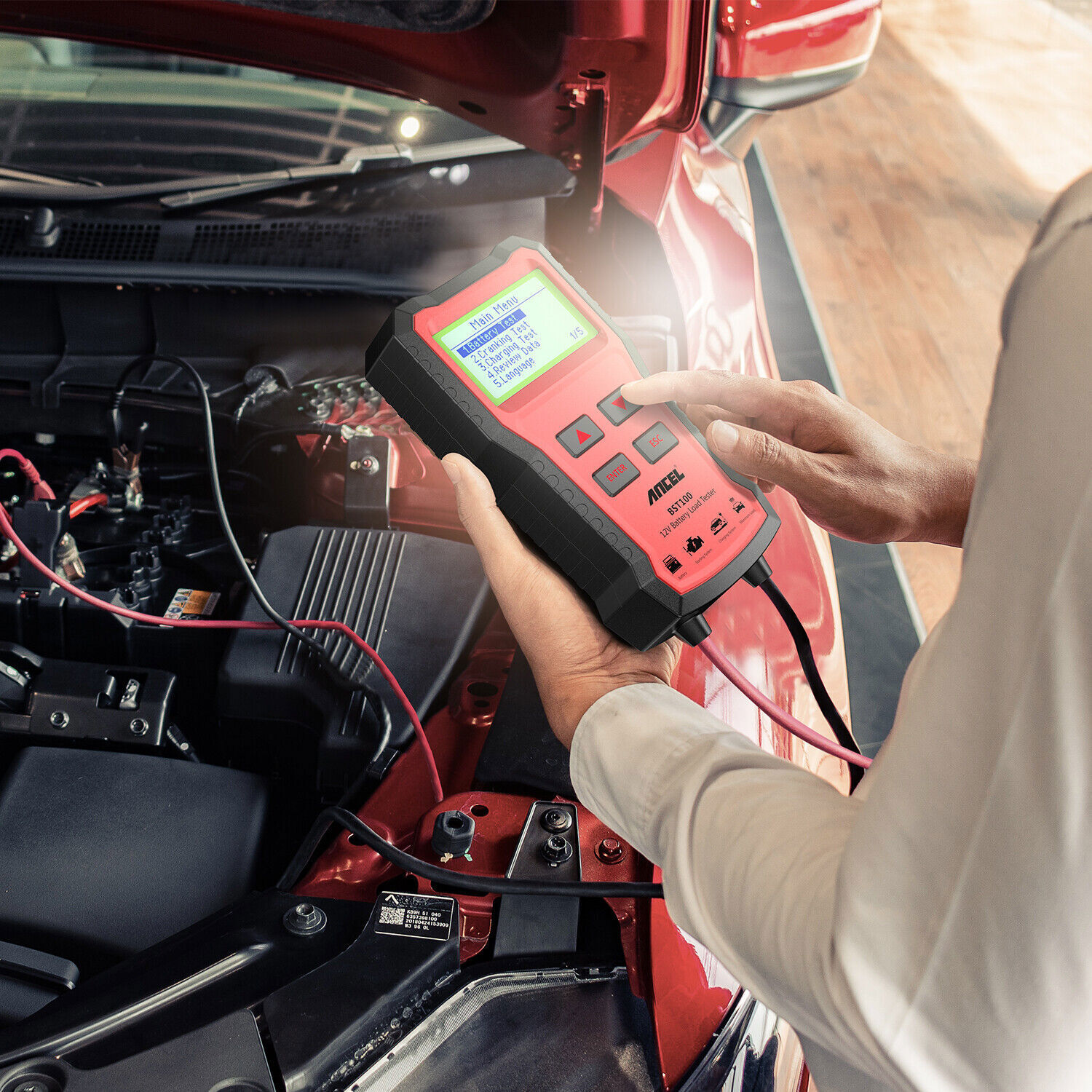 ANCEL 12V Van Light Truck Car Battery Tester Charging Analyzer Diagnostic Tool thumbnail 6