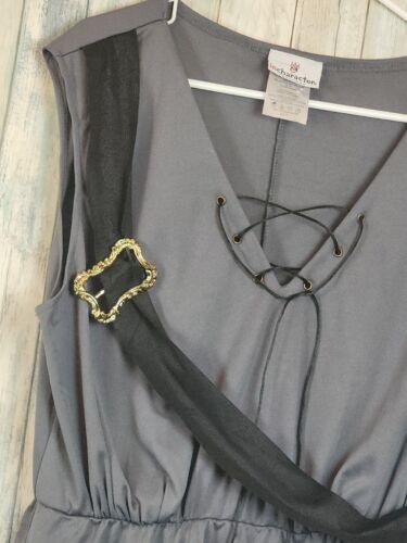 Incharacter Women's Huntress Gray Tunic Above Knee Cosplay Dress XL Costume - Picture 2 of 8