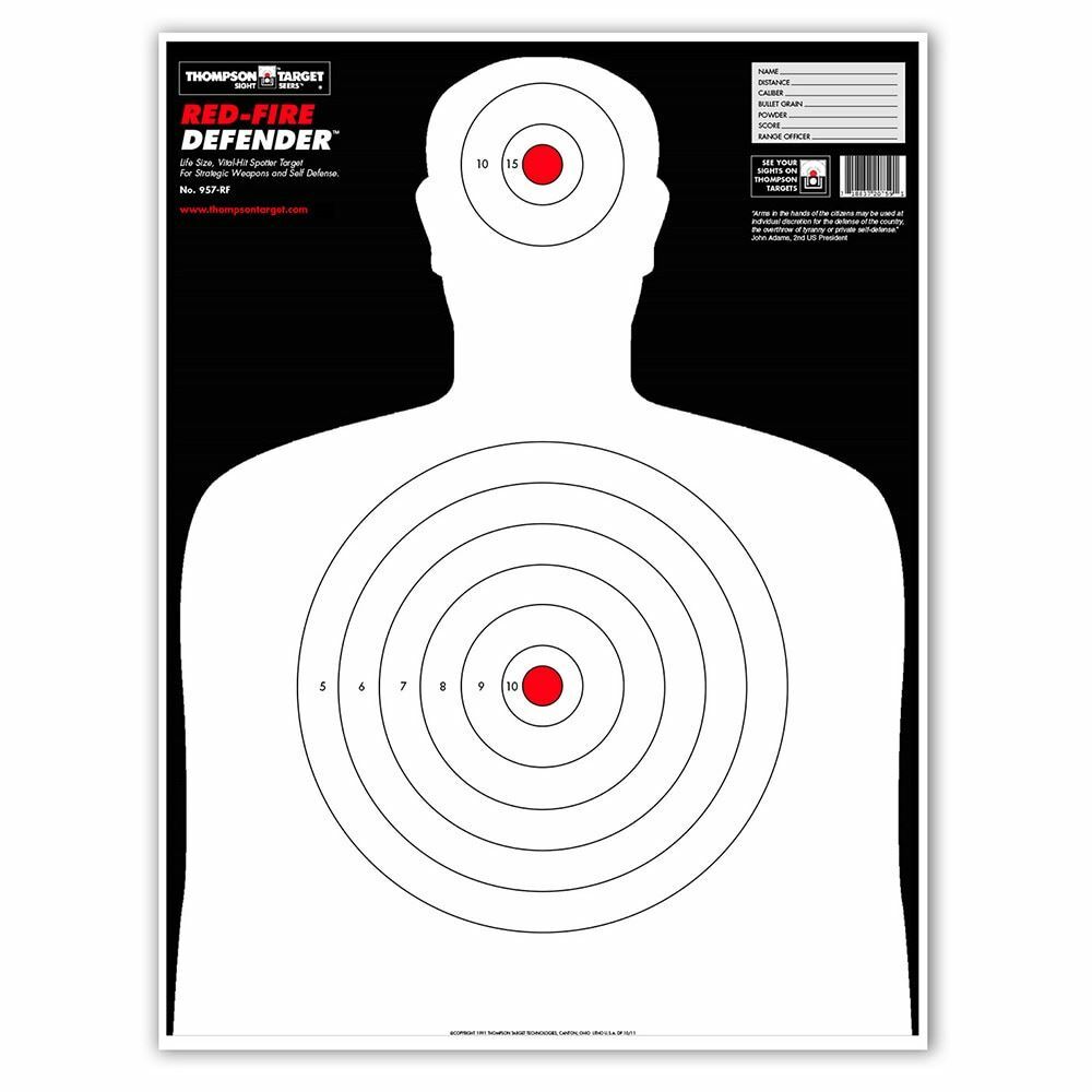 Fire Target Plotter Shooting Target Silhouette Printable