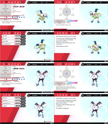 Ultra Shiny 6IV Auswahl 250 Dex #001-808 Level 5 Pokemon Schwert/Schild Home