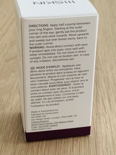 111SKIN Dr Yannis Alexandrides Eye Lift Gel Nac Y2 5ml Travel Size - Picture 6 of 8