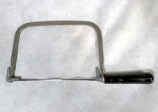 Vintage COPING SAW Made In USA Black PLASTIC Bakelite HANDLE Craft Hobby Kids