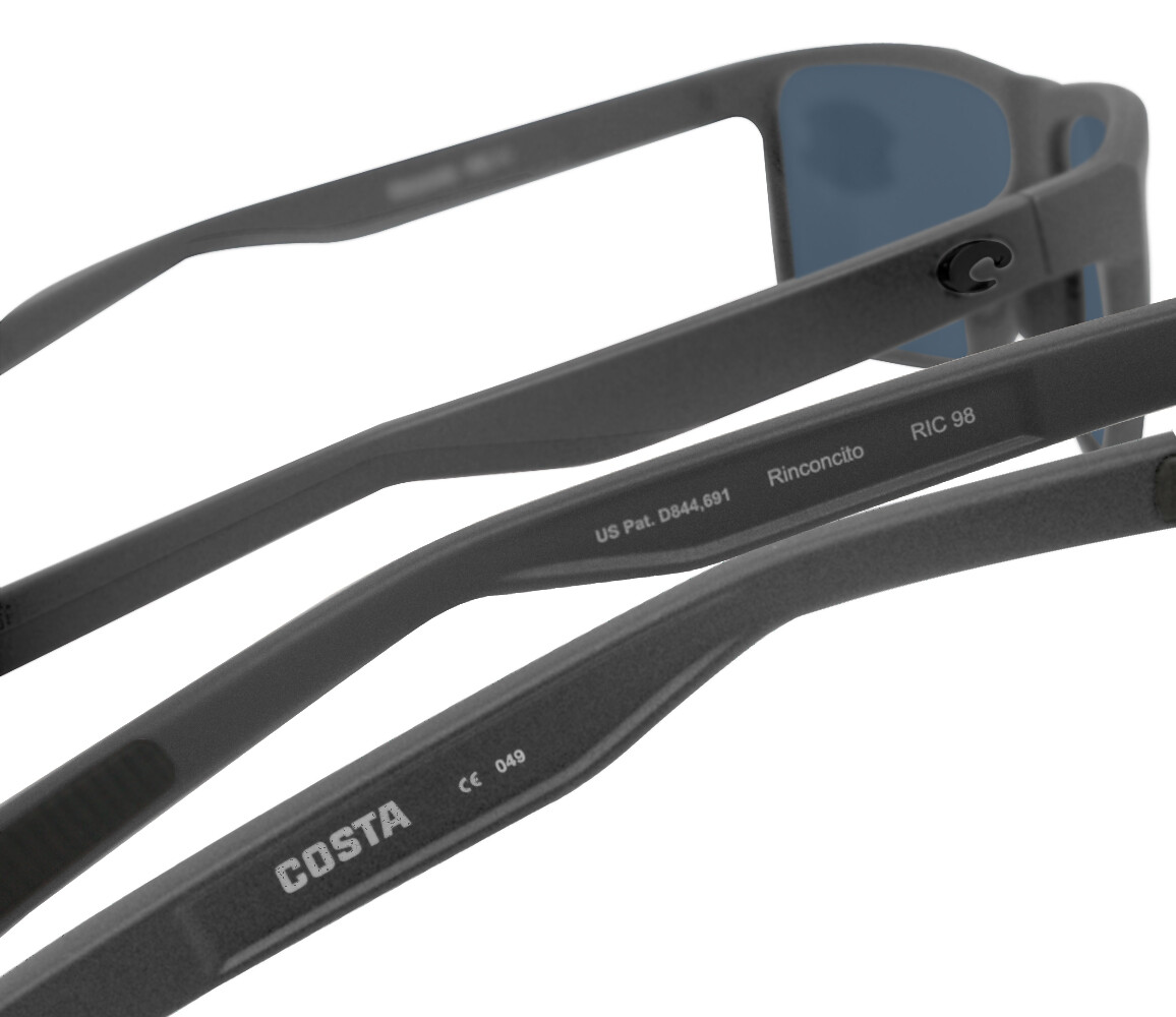 Costa Del Mar Rinconcito Matte Gray Blue Mirror 580G Polarized 