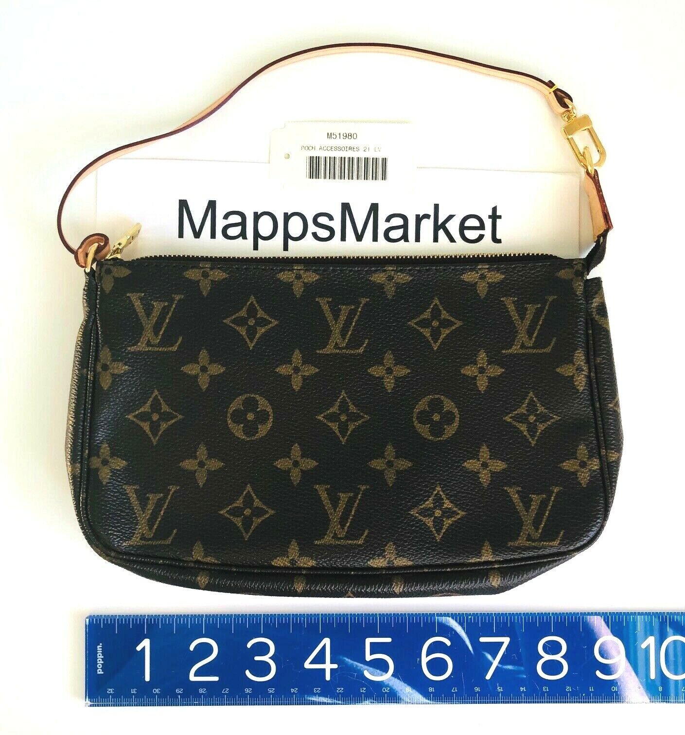 NWT Authentic LOUIS VUITTON Pochette Accessoires Monogram