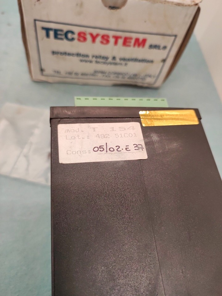 TECSYSTEM T154 ELECTRIC TEMPERATURE PROTECTION RELAY eBay