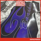 Yamaha Banshee 350 Decals 2006 Black And Purple Full Kit Graphics Premium Vinyl