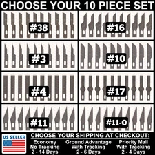 10PC Hobby Exacto Knife for X-Acto Blades Craft Tool #3 #4 #10 #11 #16 #17 #38
