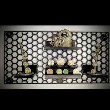 Treasure Wall Coin and Relic Display. Metal Detector and Metal Detectorist