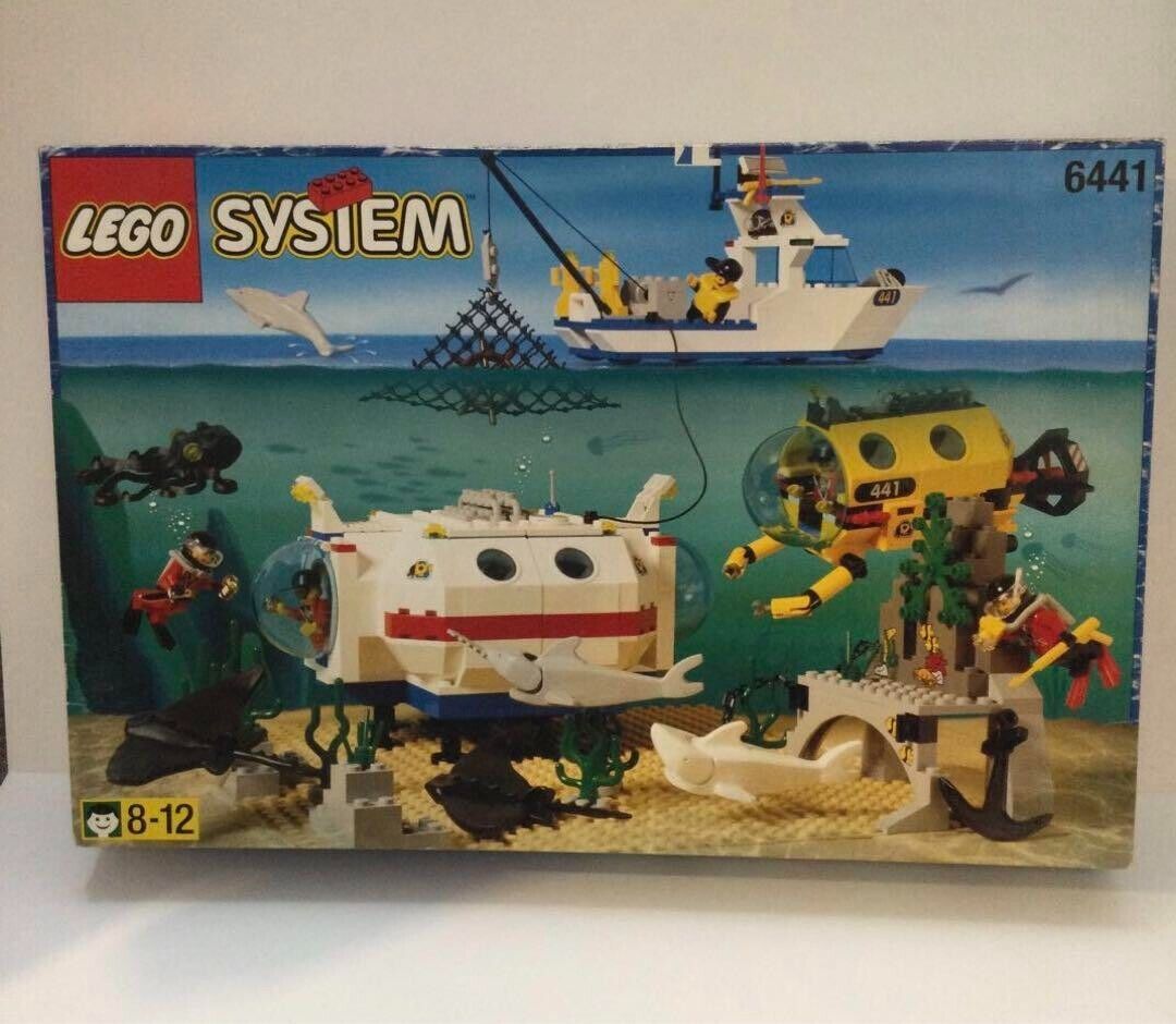 LEGO System Deep Reef Refuge 6441 In 1997 New Retired Unopened Inner Bags