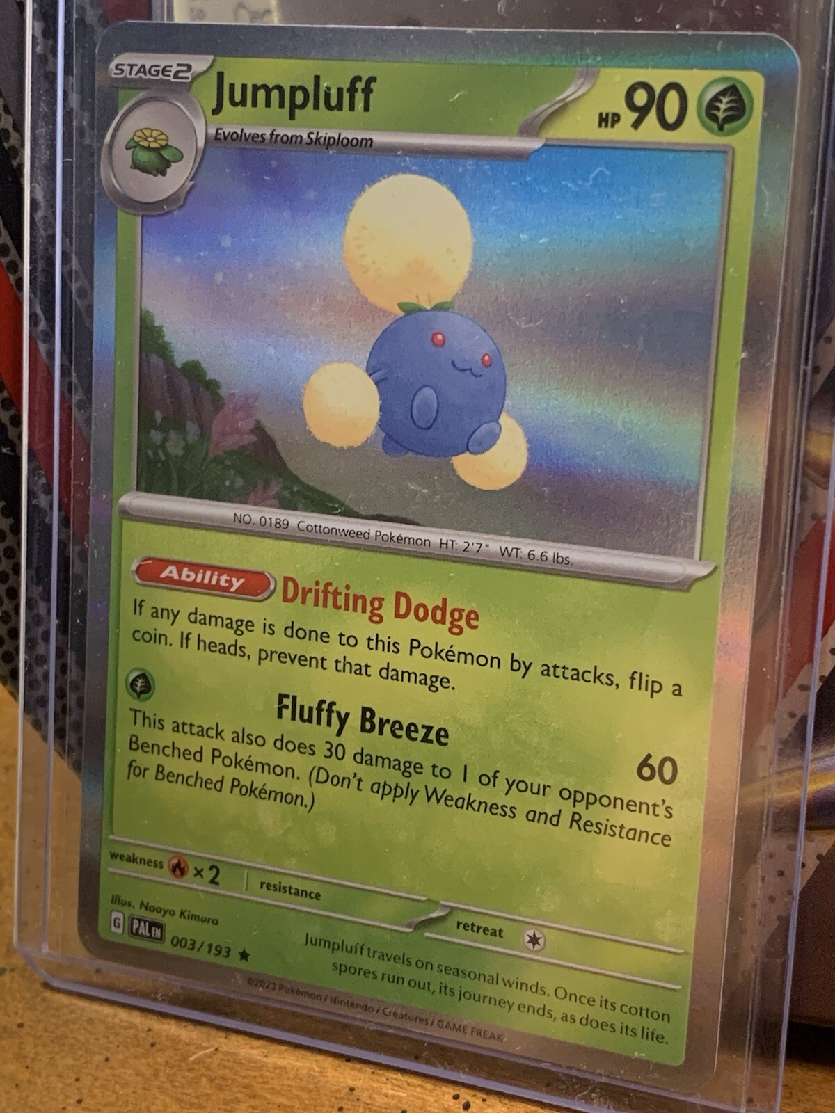 Jumpluff #3 Holo Pokemon TCG Paldea Evolved