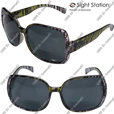 Foster Grant Sight Station Ladies Sun Reader Design Bifocal Reading Glasses #0