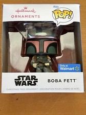 Star Wars Boba Fett Christmas Tree Ornament Walmart Funko POP Hallmark