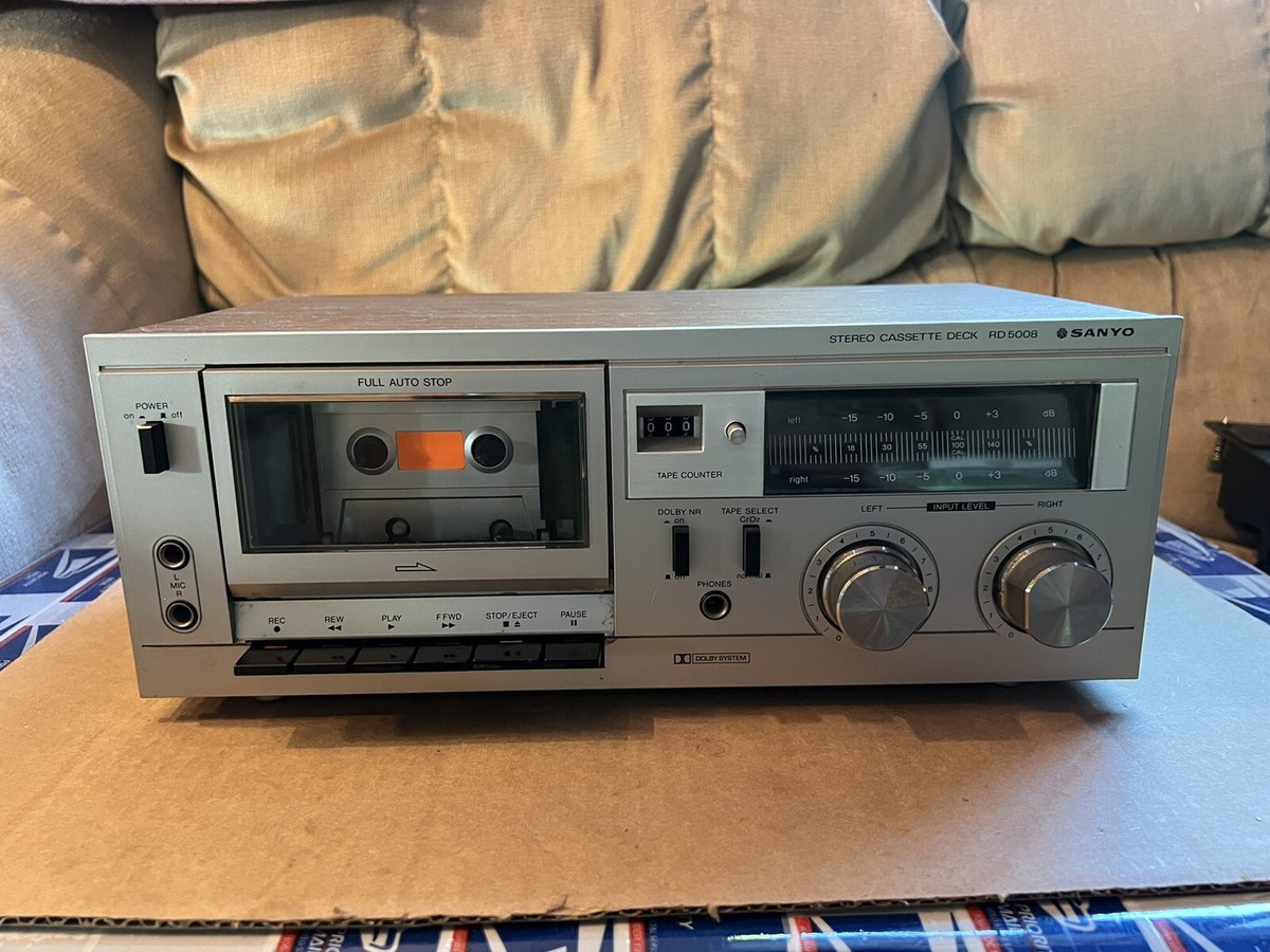 sanyo rd 5008 stereo cassette deck | eBay