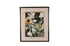 Georgia Artist Abstract Landscape Watercolor Signed Martha Nix Atlanta