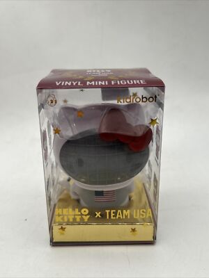 Hello Kitty Kidrobot Team USA Olympics Mini Series Fencing Vinyl Figure - New