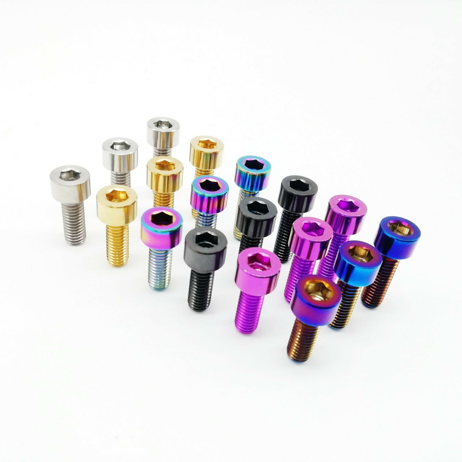 M6 X 25 Mm, Tornillos De Hexagonal Allen De Titanio Con Tornillo De - Foto 4