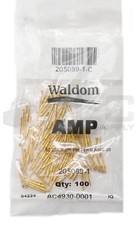 NEW SEALED WALDOM 205089-1-C SZ 20 CRIMP PIN TERM AWH 20 PACK OF 100