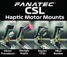 Fanatec CSL Haptic / Rumble/ Bass Shaker Mounts Simagic Dayton TT25 50mm