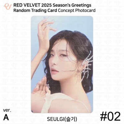 Red Velvet 2025 Season's Greetings Random Trading Card Concept