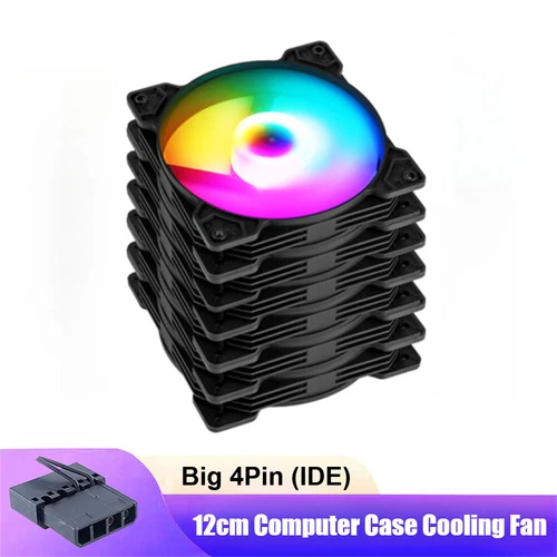 120mm×120mm×25mm Computer Case PC Cooling Fan Quiet PWM 4Pin 12V Slim Black - Picture 2 of 5