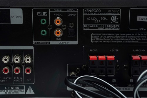 Kenwood A/V Receiver VR-705 5.1 Channel Dolby Pro Logic II - Picture 11 of 14