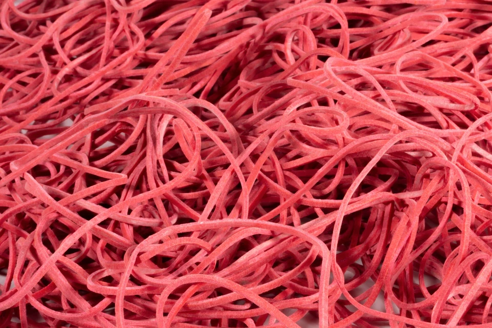 WIHEDÜ® Gummiringe Haushaltsgummis Naturkautschuk Bürobedarf 50g Packung