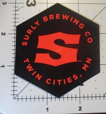 SURLY BREWING CO Minnesota S Logo STICKER decal craft beer Darkness Doomtree P
