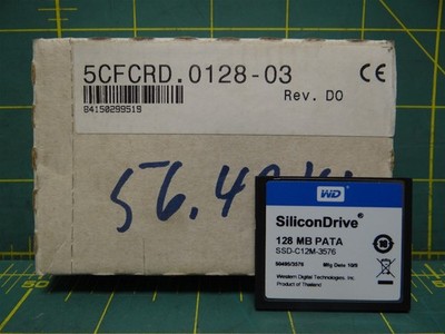 Western Digital SSD-C12M-3576 SiliconDrive 128MB CompactFlash Solid State Drive