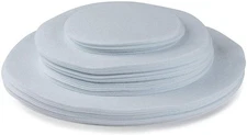 Feltectors Felt Plate China Dividers White Protectors Extra Large 48  Count