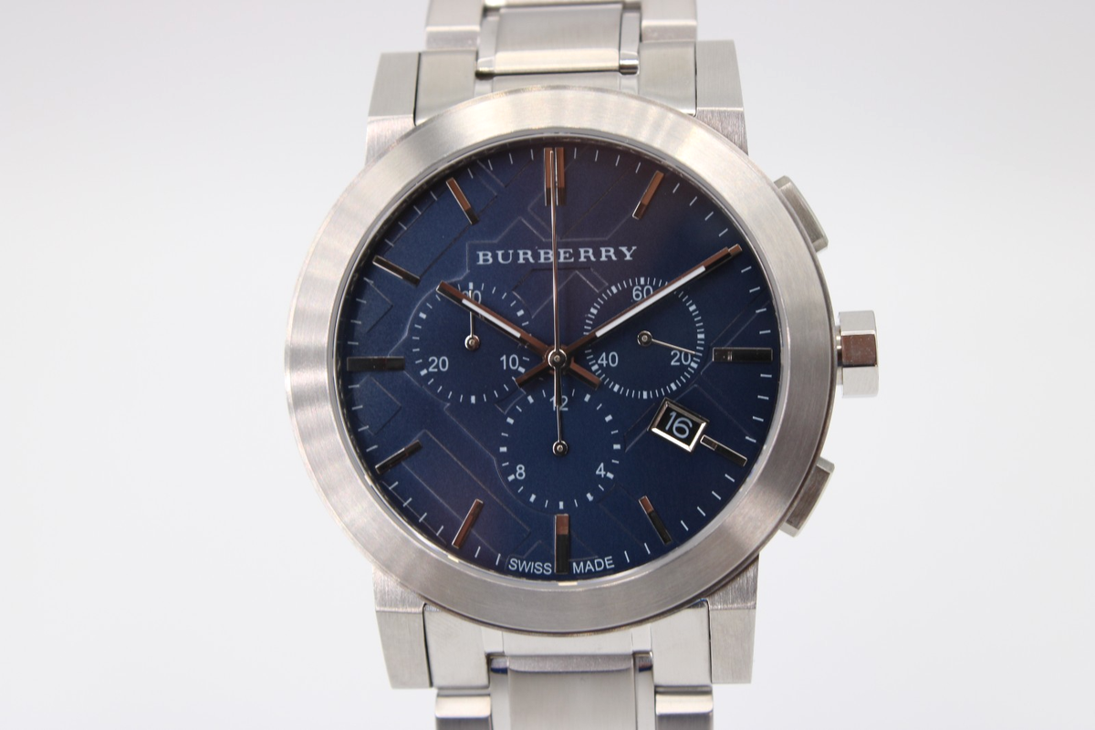 BURBERRY　腕時計 BURBERRY BU1563 Watch Chronograph Black Rare Used From Japan Check