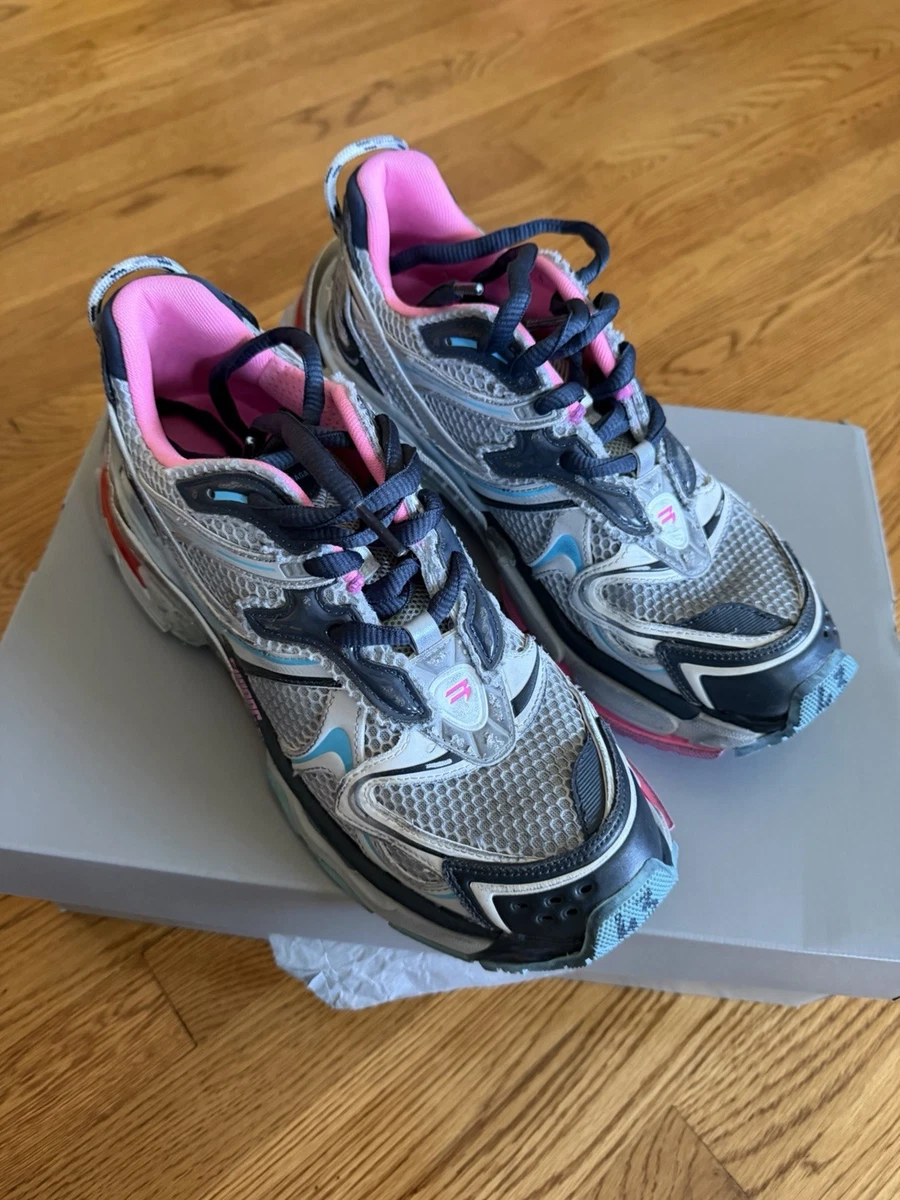 Balenciaga Runner Sneaker Grey Red Blue for sale | eBay