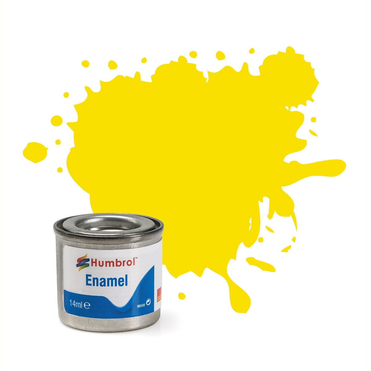 Humbrol Yellow Lemon Enamel Matt Paint (99) Perfect For Modellers : 14Ml - Image 4