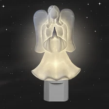 Angel Night Light LED Plug-In ? Guardian Angel Décor for Bedroom and Hallway