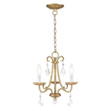 Livex Lighting - Daphne - 3 Light Mini Chandelier in French Country Style -