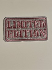 Limited Edition Embroidered Iron On Patch New