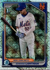 2024 Bowman Chrome - Prospects Shimmer Refractors #BCP-246 Edward Lantigua