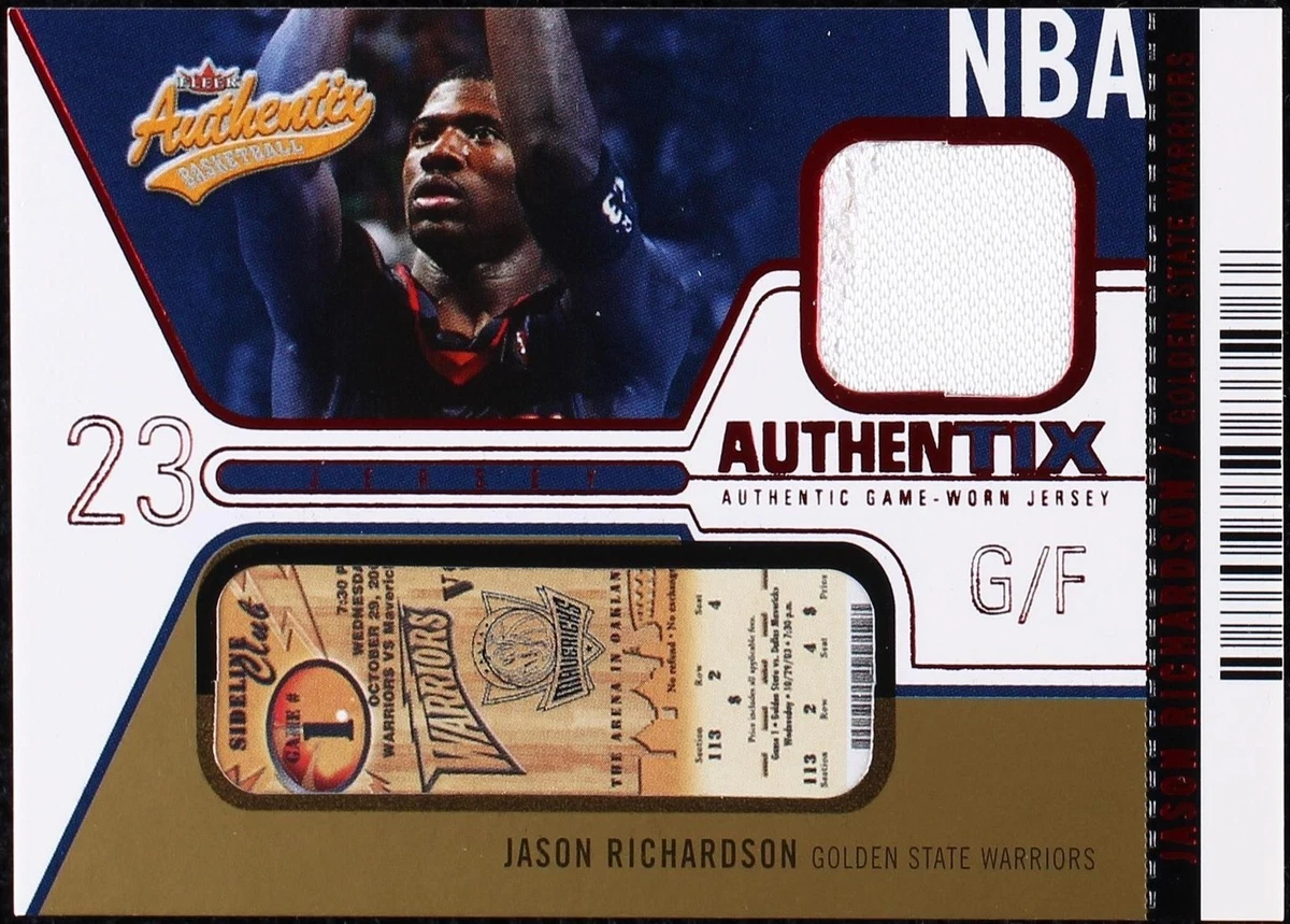 2003-04 Fleer Authentix - Jason Richardson #JA-JR for sale | eBay