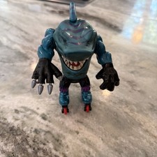 Very Rare Street Sharks Wise Streex - Roller Blades Mattel 1994 Loose Figure