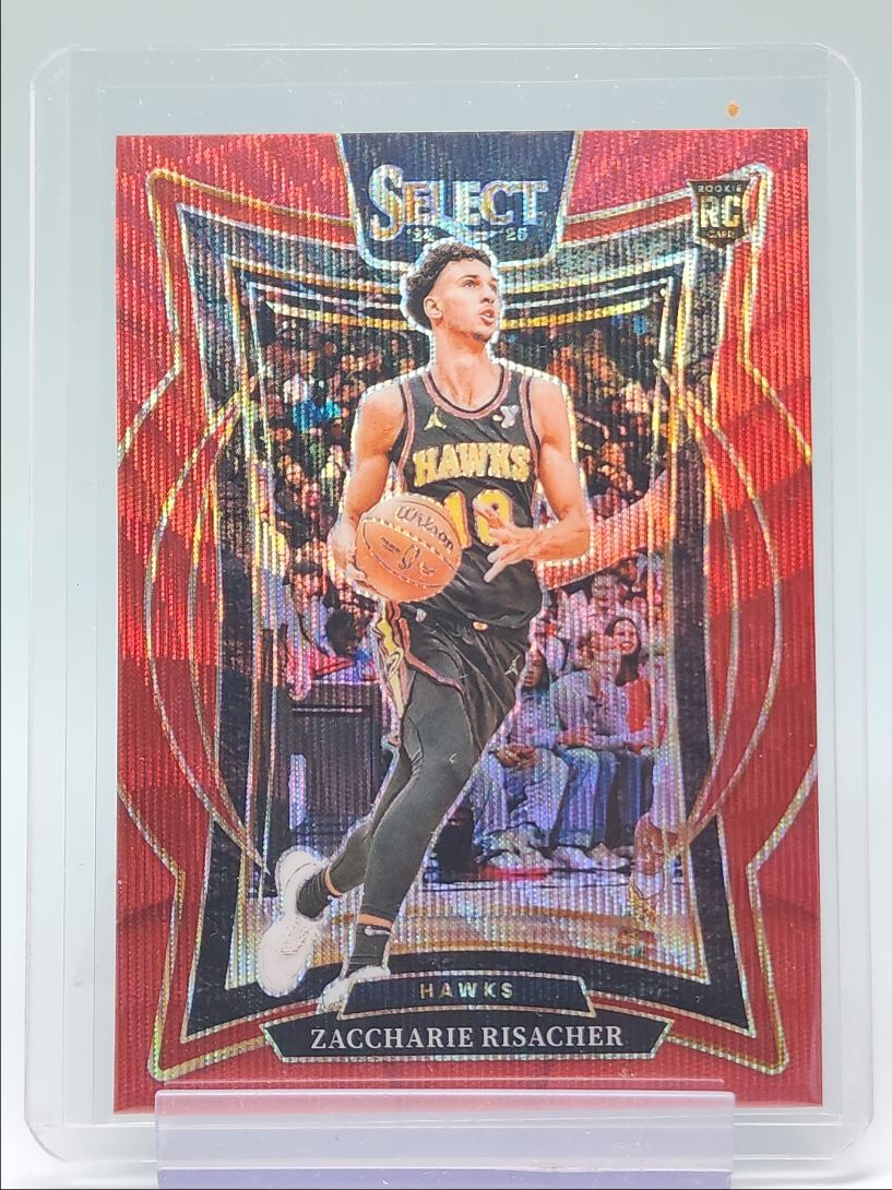 ZACCHARIE RISACHER 2024-25 SELECT CONCOURSE ROOKIE RED WAVE PRIZM RC Q4865